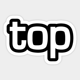 top (white) | Lol Sticker